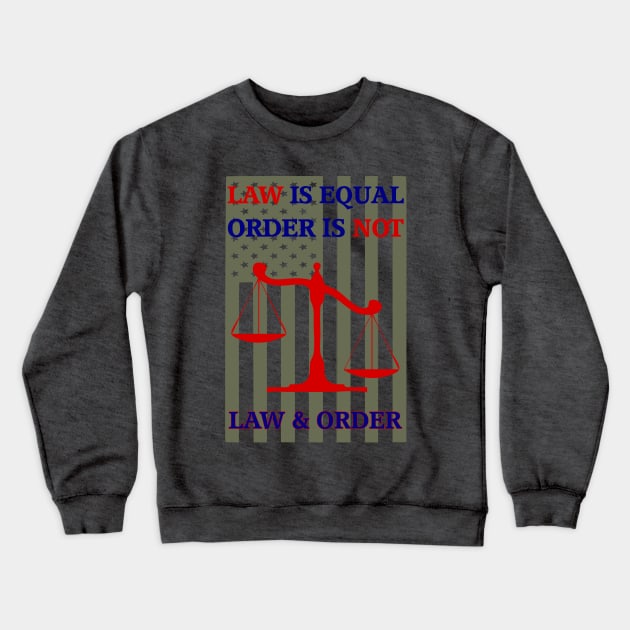 Law & order Crewneck Sweatshirt by Porus